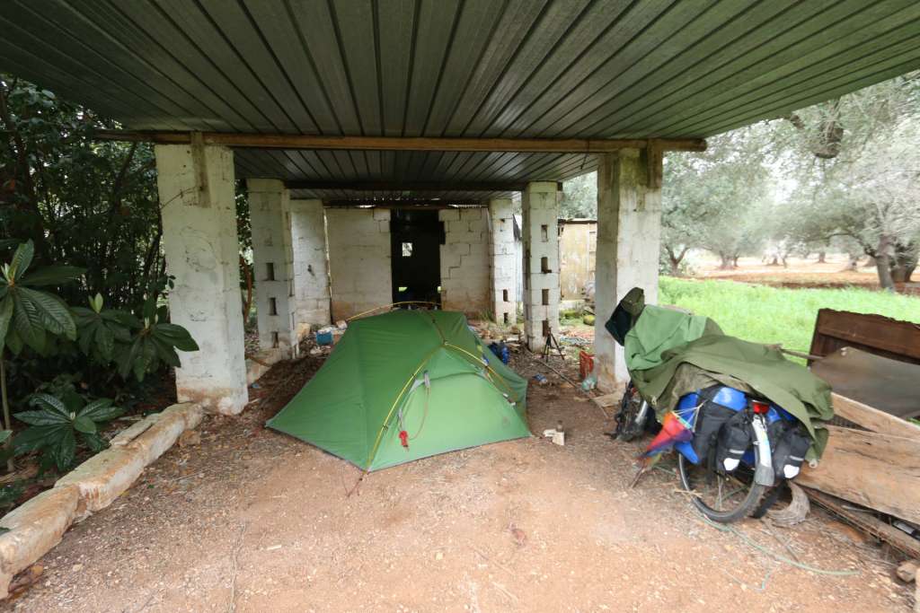 Recuperando el olfato nómada 5 Camping casa abandonada