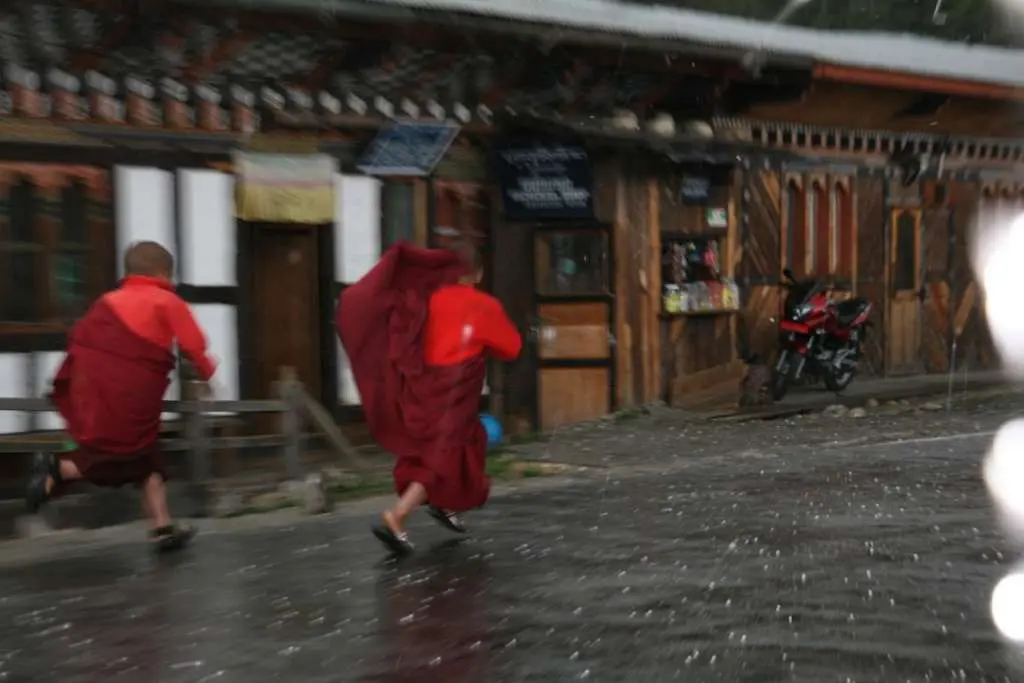 nieva corre al monasterio