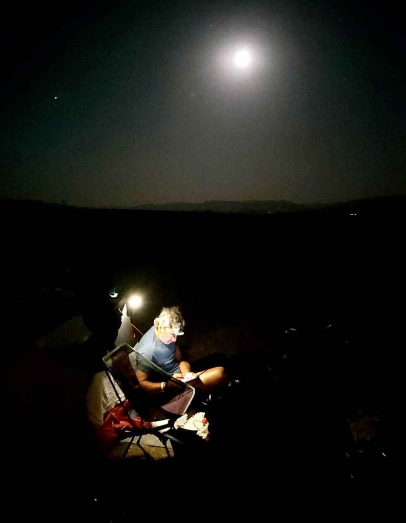 camping de noche