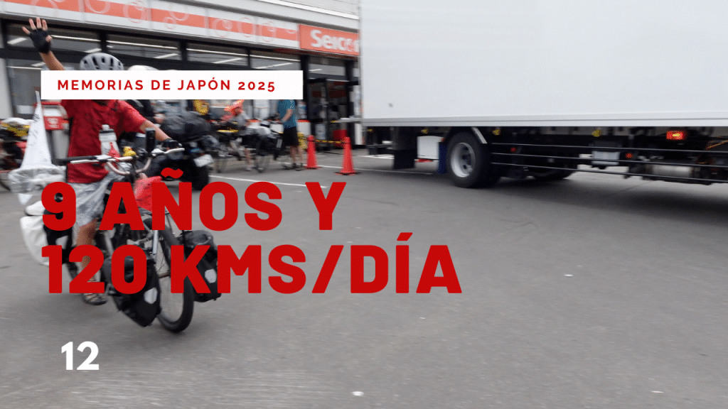 9 años y 120 kms/ día en bicicleta 1 9 ano y 120 kmsdia